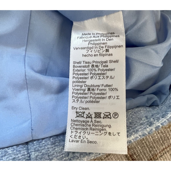 J Crew Tweed Lady Jacket Long Sleeve Gold Buttons Womens Size 6P NWT - Picture 9 of 10